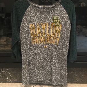 Baylor Burnout baseball tee